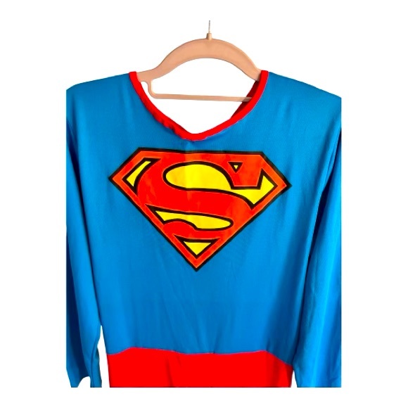 Vintage DC Comics Superman Halloween Costume 1993 Unisex Medium One Piece - Picture 2 of 4